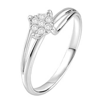 Bliss Златен дамски пръстен с диаманти Bliss 20091821 (20091821)