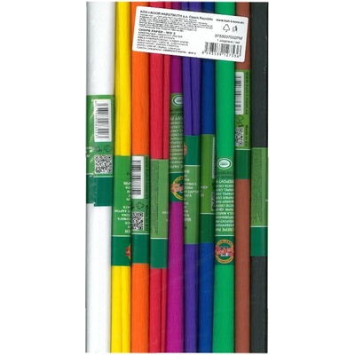 Koh-i-noor MIX 9755037002PM Krepový papír sada barev 10 roliček – Zboží Dáma
