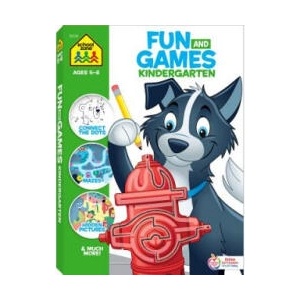 School Zone Fun and Games Kindergarten Activity Workbook | Zone Staff School (ISBN: 9781681473000)