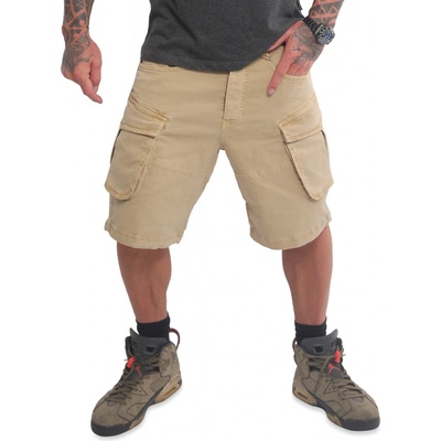 Yakuza cargo šortky ANCIENT CARGO CSB 22067 warm sand piesková hnedá