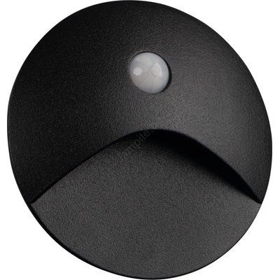 Kanlux 39124 - LED осветително тяло за стълби със сензор EXIN 2, 5W/230V 3000K IP65 черно кръгло (KX2640)