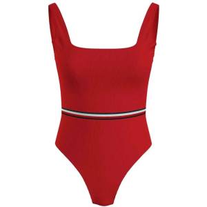 Tommy Hilfiger Бански костюм Tommy hilfiger Square Neck One Piece swimsuit - Red (Primary Red)