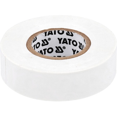 Yato Elektrická izolačná páska 19 mm x 20 m x 0,13 mm biela YT-81656
