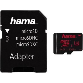 Hama microSDXC 64GB U3 123982
