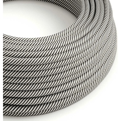 Creative Cables EMR37 3x0,75mm² bílá a břidlicová 1 m