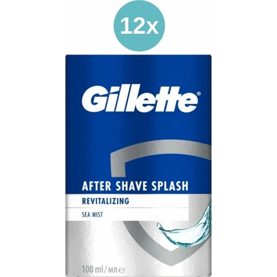 Gillette series voda po holení Revitalizing 12 x 100 ml