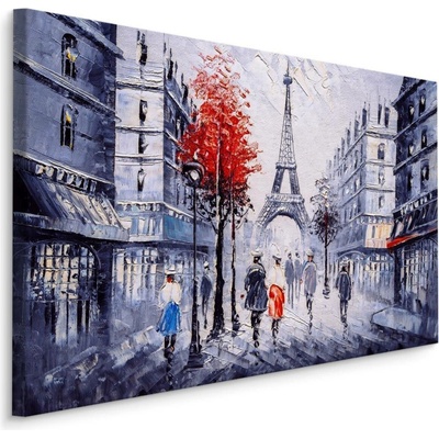 Plátno Paříž V Barvách Varianta: 70x50