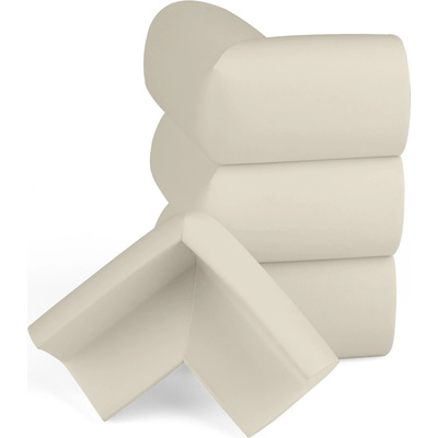 Walteco Ochrana rohu 55 x 55 x35 mm béžová 4 ks