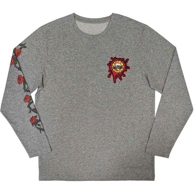 Guns N' Roses Splatter Seal (Back & Sleeve print) Grey XL Риза (GNRLST150MG04)