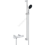 GROHE 34857000 - комплект за душ с термостатен смесител precision get 12 лъскав хром (gh1267)
