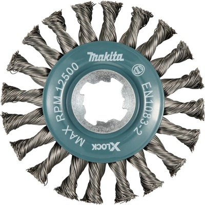 Makita Okrúhla kefa 115 mm kovová X-Lock D-73405 1 ks