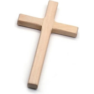 Drevený kríž ZDE0002 svetlý