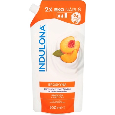 Indulona Tekuté mydlo náhradná náplň Broskyňa 500 ml
