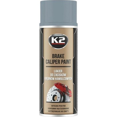 K2 Brake Caliper Paint 400 ml strieborná