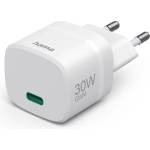 Hama Зарядно устройство, 30 W, GaN, USB-C, PD/Qualcomm®, Zero Standby, бяло (201964) - privantex