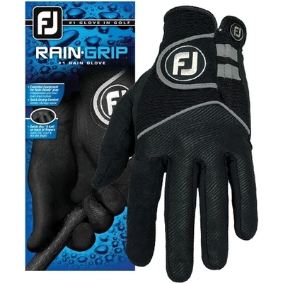 FootJoy RainGrip Mens Golf Glove Čierna Ľavá S