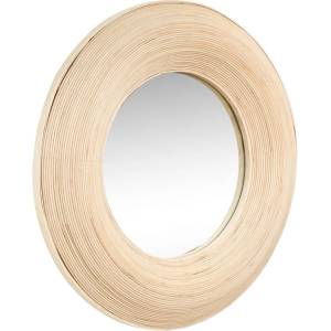 Hübsch Стенно бамбуково огледало ø 60 cm Blush - Hübsch (031504)