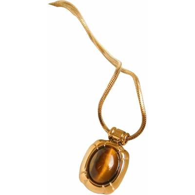 Flânerie by maiq dax hnědý 18k gold plated