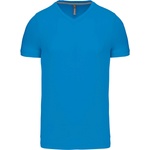 Kariban V-NECK K357 / Мъжка тениска с къс ръкав - тропическо синьо XL (20K357i4304)