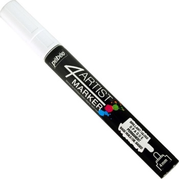 Pébéo 4Artist Химикал маркер 4 mm White 1 бр (69.9133)