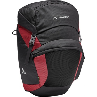 VAUDE Велосипедна дисага Vaude Ontour Back Bike bag - Black / Carmine - размер 46 l (510-6734-0211)