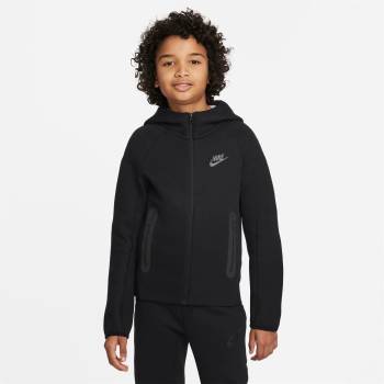 Nike Детски суичър Nike Sportswear Tech Fleece Big Kids' Full-Zip Hoodie - Black