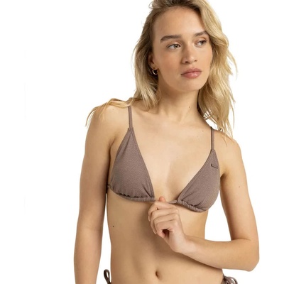Roxy Lasca Tiki Tri bikini top - Brown (Deep Taupe)