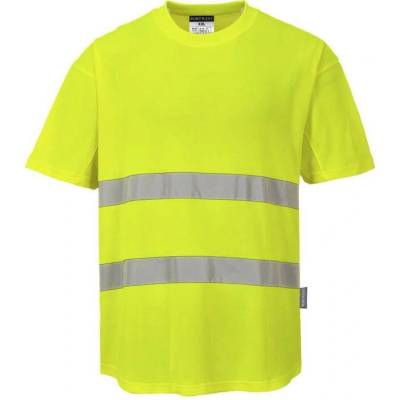 Portwest Tričko Mesh C394 krátký rukáv reflexní Žlutá XL