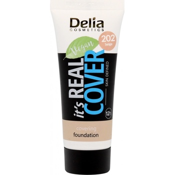 Delia Cosmetics It's Real Cover krycí make-up 202 beige 30 ml