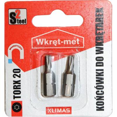 Bity Wkręt-met TX 20, dĺžka 25 mm, 1/4", 2 kusy