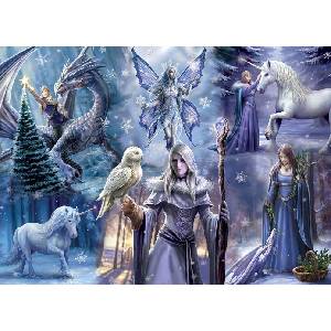 Bluebird Puzzle - Puzzle Anne Stokes: Winter Fantasy - 1 000 piese