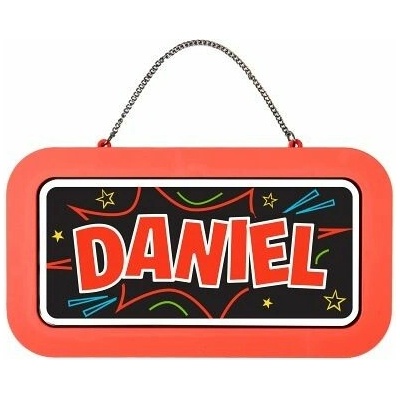 ALBI Neonová cedulka se jménem - Daniel