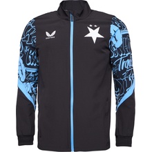 Castore Slavia Prague Pre Match Jacket čierna svetlomodrá biela