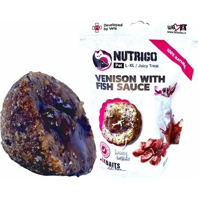 LK Baits Pet Maškrta Nutrigo Dog Zverina s rybacou omáčkou L XL 200 g