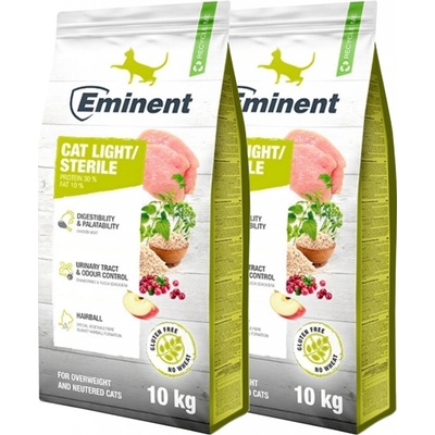 Eminent Cat Light Sterile 2 x 10 kg