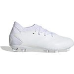 Adidas Детски футболни бутонки adidas Predator Accuracy. 3 Childrens Firm Ground Football Boots - White/White