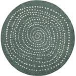 Hanse Home Зелен двустранен килим за открито , Ø 200 cm Bali - NORTHRUGS (103111-200)
