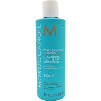 Moroccanoil Scalp Balancing Shampoo upokojujúci šampón na mastné vlasy proti lupinám 250 ml