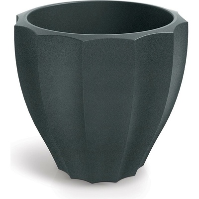 Prosperplast Kvetináč Ronas Rounde grafit, 40 cm