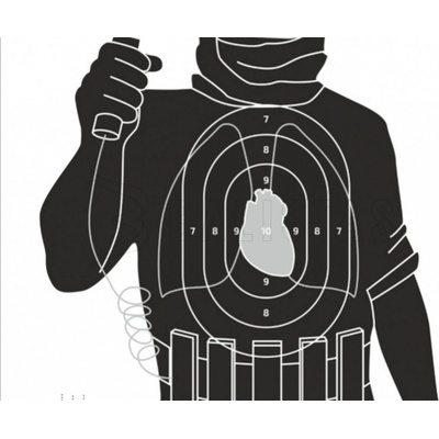 Terč silueta Beast Hunter Terror 10ks