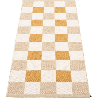 Pappelina Пътека за открито и закрито в цвят жълта охра и бежова 70x160 cm Pix Vanilla Ochre - Pappelina (PI6E716)