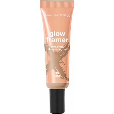 Max Factor Glow Framer bronzujúci tint na kontúrovanie a zvýraznenie tváre 10 sand 30 ml