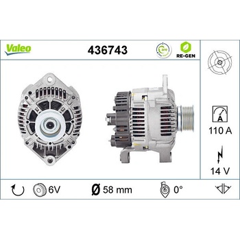 generátor VALEO 436743