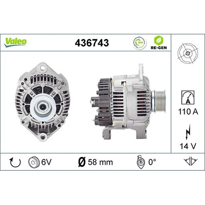 generátor VALEO 436743