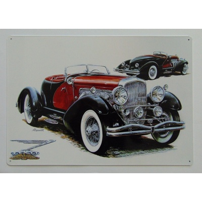 Plechová cedule Duesenberg SJ, 400 x 280 mm