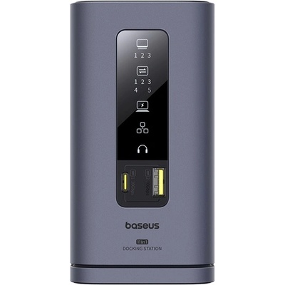 Baseus Spacemate 11 в 1 HUB и станция за зареждане, сив B00568101813-01 (B00568101813-01)