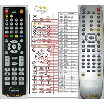 GENERAL MASCOM MC4210, MC4310 - съвместимо дистанционно управление на марката General (MC4210, MC4310)