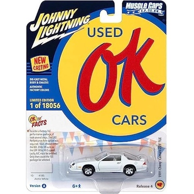 Johnny Lightning Chevrolet Camaro Z28 1LE 1991 bílá 1:64
