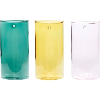 Hübsch Вази Hübsch стъкло стенен монтаж 3 бр (661304)