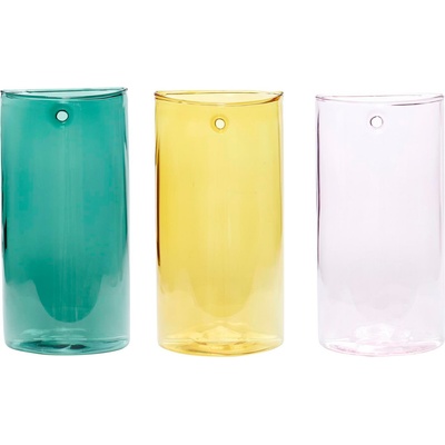 Hübsch Вази Hübsch стъкло стенен монтаж 3 бр (661304)